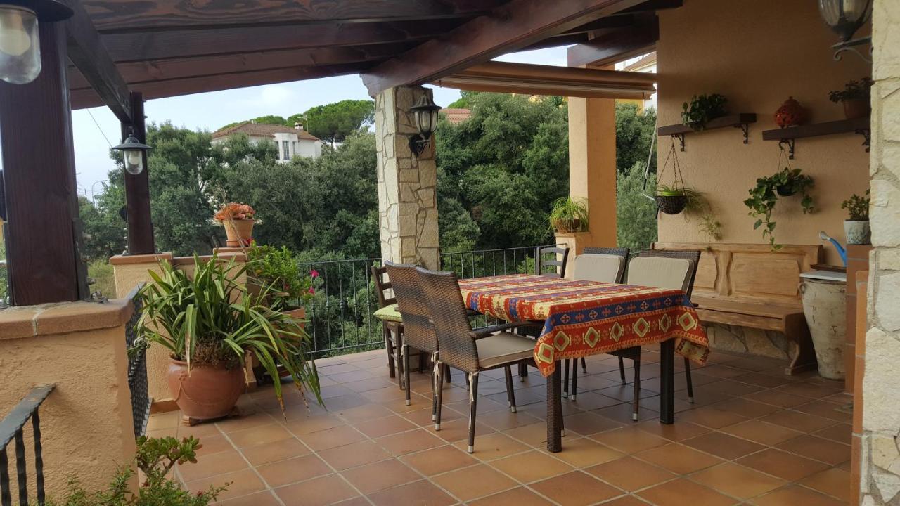 Casita Con Piscina Y Barbacoa Privada Villa Blanes Ngoại thất bức ảnh